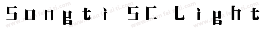 Songti SC Light字体转换
